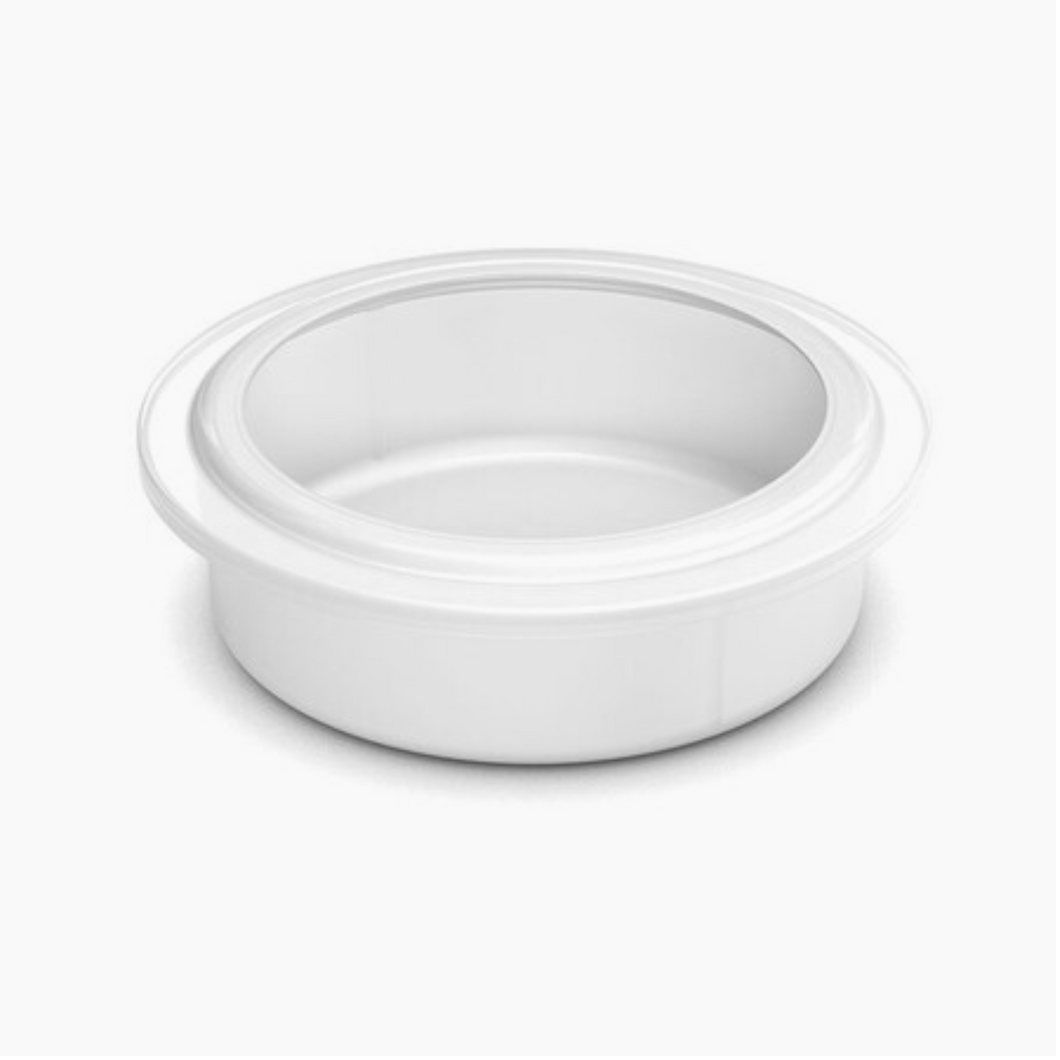 FRXSH®  Beaker Lids (Transparent-White, Set of 5)